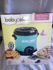 Babycakes Mini Funnel Cake Fryer Turquoise New Open Box