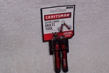 Craftsman 10-in-1 Mini Pocket Multi Tool Wred Handle Key Ring 938838 New