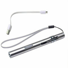 12pcs Mini Usb Medical Handy Pen Light Nursing Flashlight Led Torch Lamp Set