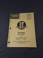 Oliver Shop Manual For Models Super 99gmtc - 950 - 990 - 995 - 770  880
