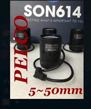 Pelco 13vd5-50 Security Tv Lens W 5-50mm Auto Iris 11.4 Cs 13 Tested