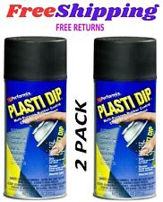 Plasti Dip Rubberized Matte Black Spray 11oz 2 Pack