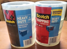 3m Packaging Tape Heavy Duty Scotch Clear 1.88 Inch X 54.6 Yards 6 Rolls  Sale