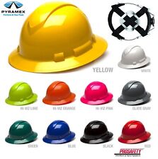Full Brim Ansi Osha Construction Protective Safety Hard Hat Ratchet Suspension