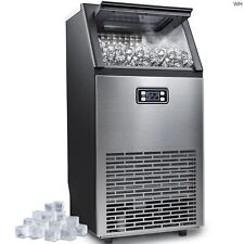 Commercial Ice Maker Machine100lbs24h Stainless Steel Under Counter For Home