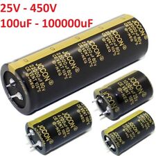 Snap In Electrolytic Capacitor Large Electrolytic Can Capacitor 100uf - 100000uf