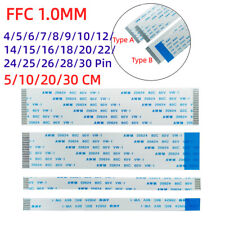 10pcs Fpc Ribbon Flexible Flat Ffc Cable 456810121415161830 Pin 1.0mm
