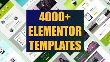 4000 Ready-made Elementor Templates For Wordpress Websites