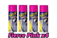 Performix Plasti Dip Fierce Pink 4 Pack Rubber Coating Spray 11oz Aerosol Cans