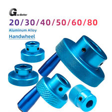 Aluminum Hand Wheel 203040506080mm Diameter For Lathes Milling Machine Blue