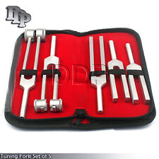 Tuning Fork Set Of 5 - Medical Surgical Diagnostic Instruments