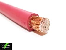 Welding Cable 30 Red 25 Ft Battery Leads Usa New Gauge Copper Awg 600v Sae