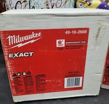 Milwaukee 49-16-2688 Exact 6 Knockout Conduit Die New In Box Free Shipping