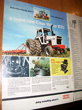 Vintage Ji Case Advertising - 1570 Tractor Indiana Dealer List
