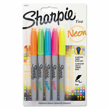 Sharpie Neon Permanent Markers Assorted 5pack 1860443
