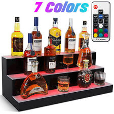 16 Led Lighted Liquor Bottle Display Shelf Back Bar Bottle Display Stand Remote