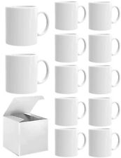 12 Sublimation Mugs White Coffee Mugs Tazas Para Sublimacion Blank 11oz