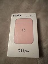 Pikdik D11 Pro Mini Pink Label Maker Machine With Tape Port