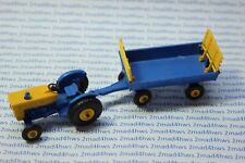 Vintage 1967-70 Matchbox Lesney England 39 Ford Tractor 40 Hay Trailer