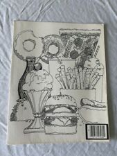 Vintage Scribbler Portfolio Folder Burger Fries Shake 57460