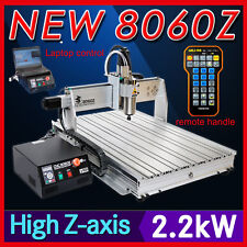 Usb Four 4axis 8060 2200w Cnc Router Engraver Engraving Milling Cutting Machine