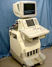Ge Logiq 7 Ultrasound Portablemobile System With Printer Video Recorder