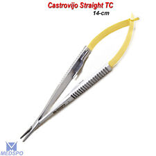 Surgical Castroviejo Needle Holder Tc Forceps Suture Dental Micro Instruments Ce