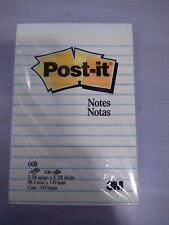 3m Post-it Notes 660 3 78x 5 78 100 Sheets Lined Yellow 2 Pack Sealed New