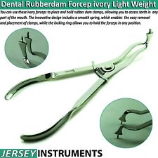 Rubber Dam Clamp Forceps Ivory Light Weight Place And Hold Rubber Dam Clamps Ce