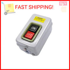 Mxuteuk Ac 220v380v Push Button Switch Onoff Start Stop Switch 3 Phase Self Lo