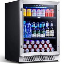 Yeego 180 Cans Under-counter Beverage Refrigerator Cooler Built-in Fridge