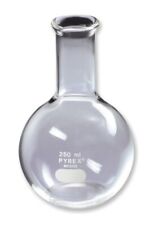 Pyrex Borosilicate Glass Flat Bottom Boiling Flask 250ml Capacity