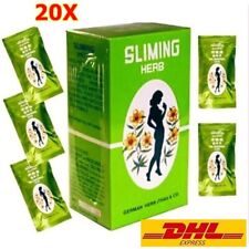 20 Boxes German Herb Slimming Diet Tea Fat Burn Slim Fit Fast Detox Laxative
