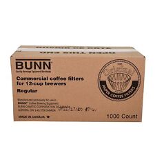 Bunn 12-cup Commercial Coffee Filters 1000 Count 20115.0000