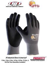 34-874 Maxiflex Ultimate Micro Foam Nitrile Grip Coated Protective Work Gloves