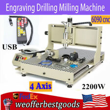 Usb 4 Axis Cnc 6090 Router Engraver Metal Drilling Milling Machine W Controller