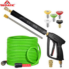 Yamatic Pressure Washer Gun And Hose Kit With M22-14mm38 Swivel Quick Connect