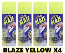 Performix Plasti Dip Blaze Yellow 4 Pack Rubber Coating Spray 11oz Aerosol Cans