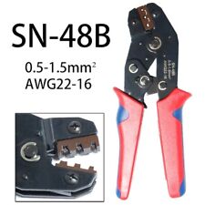 Ratchet Crimper Plier Crimping Tool Cable Wire Electrical Terminals Kit Awg22-16