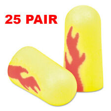3m 312-1252 Soft Yellow Neon Blasts Foam Ear Plugs 25 Pair