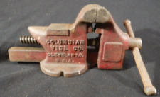 Vintage Columbian No. 40 3 Wide Smooth Jaw Machinist Bench Vise With Pipe Jaws