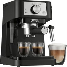 Delonghi - Stilosa 15 Bar Pump Espresso Machine - Black And Stainless