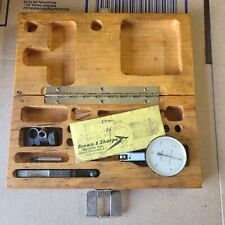 Vtg Brown Sharpe Bestest Dial Indicator Set 7031-3 .0005 Usa Tools - As Found