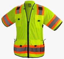 Crew Yellow Reflective High Visibility Class 3 Safety Vest