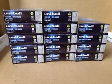 Mix Lot Of 14 Boxes Uni-ball Black Blue Red Office Supplies Roller Onyx Pens New