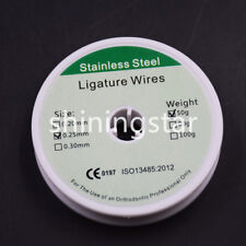 Dental Orthodontic Ligature Wire 0.25mm Round Spool Stainless Steel