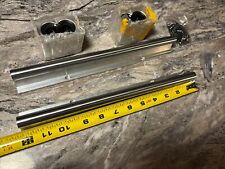 2x 12 Inch Linear Rail Fully Supported Shaft Rod With 4x Lm1600 Block