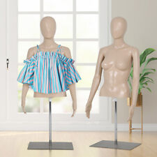 Female Mannequin Torso Dress Form Realistic Manikin 39-56 Inch Height Adjustable