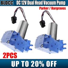 2x Parker Hargraves Brushless Vacuum Pump Diaphragm Pump Dual Head Air Pump Bl