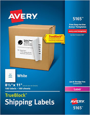 Averyr White Laser Permanent Full-sheet Labels 8 12in. X 11in. Box Of 100